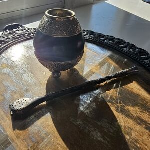 Vintage Yerba Mate Tea Cup